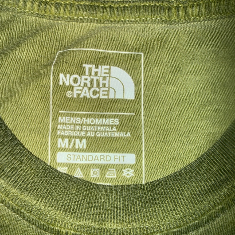 The North Face Olive Short Sleeve Tee Men’s Medium - Picture 3 of 6